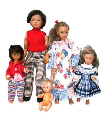 Poupées famille bella - famille, 1970