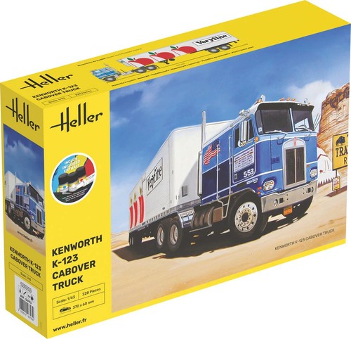 Maquette camion kenworth 123 - camion, k-123