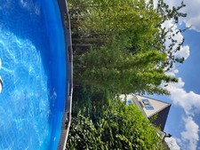 piscine tubulaire ovale bestway marron (4.27× 2.5 × 1.05) + équipements 