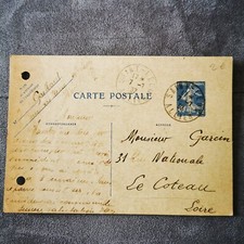 ⭐ FRANCE Cartes Postale Ancienne MARIANNE 1932 Allier - Collection Timbre Poste⭐