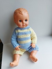 ancien bébé baigneur Petitcollin 40 tête d'aigle made in France poupee ancienne 