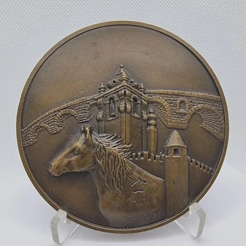Médaille bronze cheval - de, /