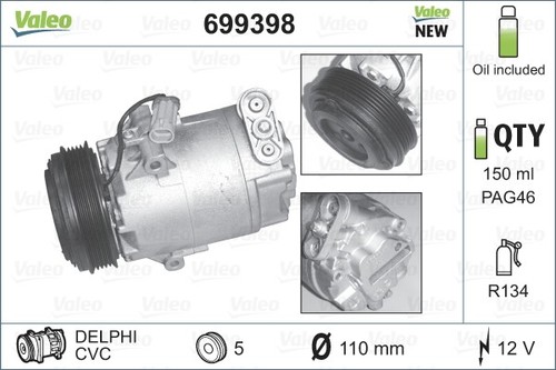Valeo 699398 supercharger air - valeo,