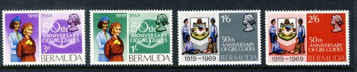Bermuda 1969 girl guides - bermuda,