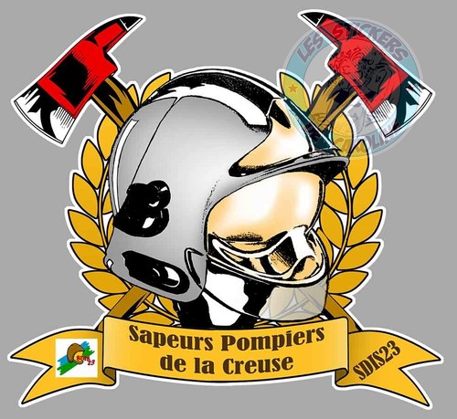 Sticker sapeurs pompiers la - pompiers,