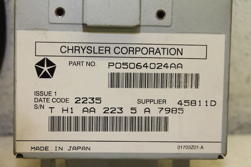 Autoradio chrysler 300 sedan - autoradio, c