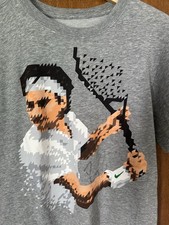 T Shirt Nike Autographed Roger Federer 