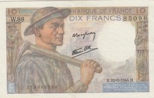 10 Francs - Mineur -