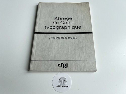 Abrégé code typographique - abrégé,