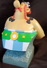 Uderzo & Attakus- Sculpture Obélix  -Résine, Porcelaine- Neuve en coffret
