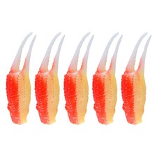 5pcs Simulate Crab Claw for Food Photography accessoires décorations de fête