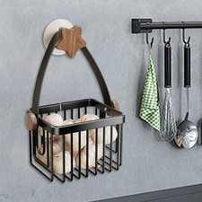 Panier De Cuisine Suspendu Pour Oignons Et Pommes De Terre, Sans Perçage, Pour