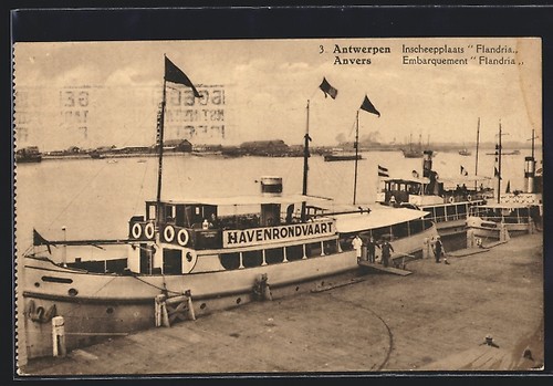 Cpa anvers embarquement - cpa, anvers,