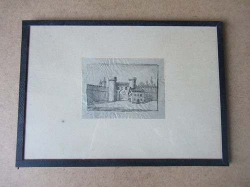 Gravure estampe sous verre - gravure,