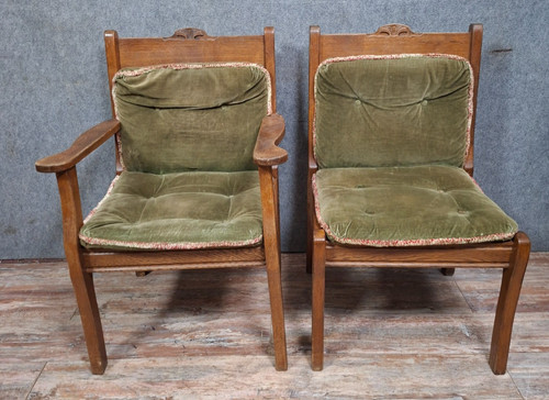 Paire fauteuils modernistes - de,