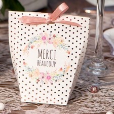 Boîte à dragées -  Merci