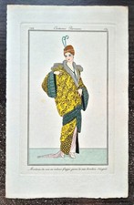 ANONYME Pochoir Mode Art Déco N°139-1914 JOURNAL DES DAMES ET DES MODES