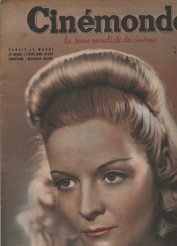 Cinémonde 633 madeleine - cinémonde, n°