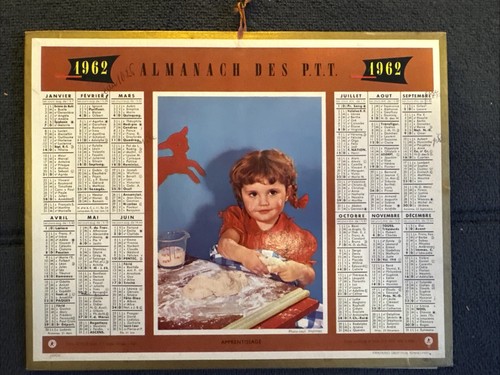 Almanach des ptt 1962 oberthur - almanach,