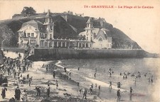 CPA 50 GRANVILLE / LA PLAGE ET LE CASINO