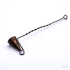 Bougie Éteignoir En Cuivre Avec Poignée Tournée Fait Main 33 Cm