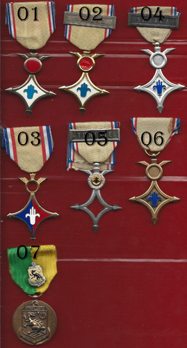 Lot medailles de la - de,