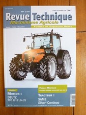 Silver Continuo Revue Technique Agricole SAME Etat - NEUVE PORT Reduit France