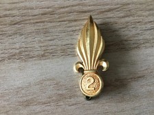 INSIGNE LEGION.  2 REI.  ALGERIE BERET          DRAGO R 75.  RETIRAGE