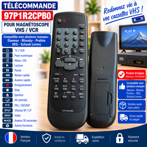 Télécommande 97p1r2cpb0 - télécommande,