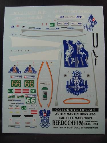 Decals aston martin - aston, dbr9
