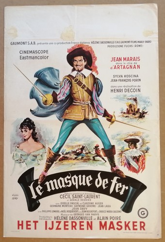 Masque fer jean marais - masque, de