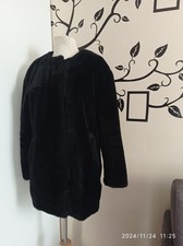 Veste noire fourrure de Zara 42 ref R421 P