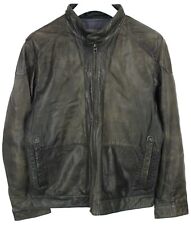 Veste Daniel Hechter Homme (EU) 52 Cuir Biker Vieilli