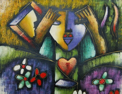 Tableau peinture huile sur - tableau,