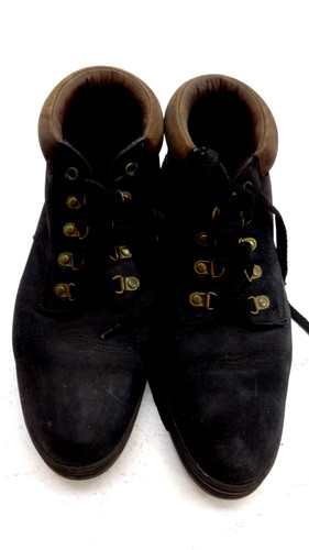 Bottes cheville cuir noir - en,