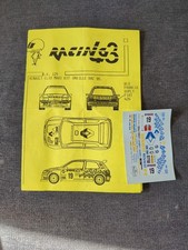 Decal 1/43 Renault Clio Maxi