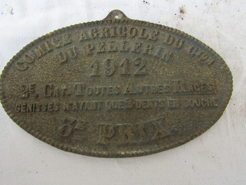 Plaque concours agricole - plaque,