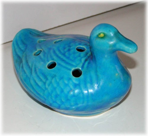 Canard pique fleur craquelé - pique,