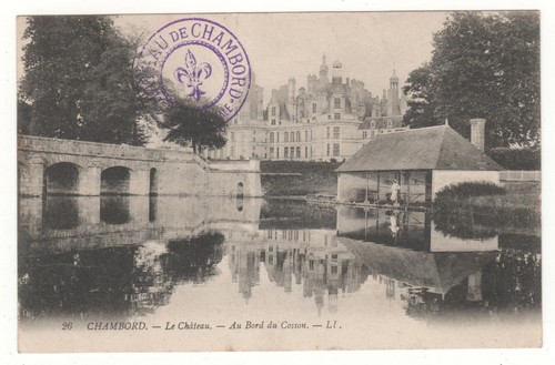 Cpa chambord le - chambord,