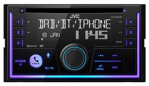 Jvc db95bt autoradio - jvc, 2-din