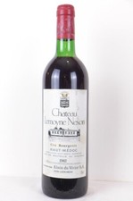 haut-médoc château lemoyne nexon cru bourgeois rouge 1982 - bordeaux