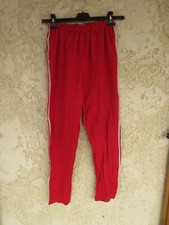 Pantalon ADIDAS fuseau vintage rouge 70's pant sport VENTEX loisir nylon M