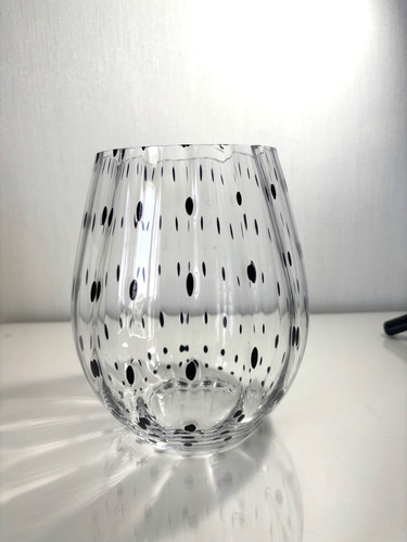 Superbe ancien vase canelé - , en