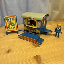 Playmobil  : Roulotte D’entrée  De cirque , Perso + Accessoires