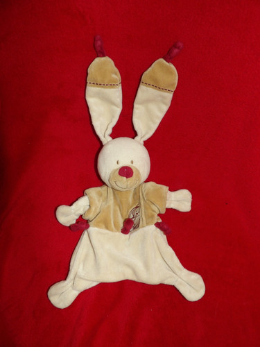 Doudou plat nicotoy - nicotoy, chien