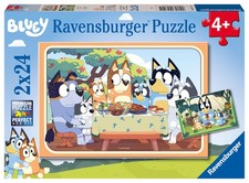 Ravensburger - Puzzle pour enfants - 2x24 pièces - C'est parti avec Bluey ! - Dè