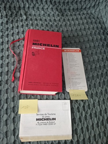 Guide michelin 1981 avec ses - michelin,