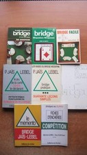 BRIDGE : LOT 8 LIVRES - CARTES - LEBEL - P. JAÏS - LE DENTU