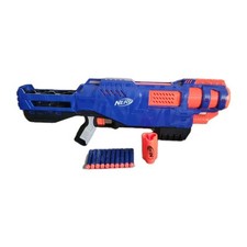 NERF Trilogy DS-15 Blaster Fusil N-Strike Elite Chargeur Triple + 10 Fléchettes