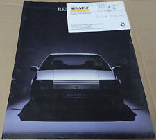 Catalogue Publicitaire Renault R25 GTX TS V6 GTD Teintes  1984 26 pages Brochure